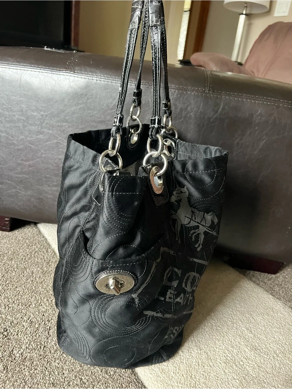 Coach Alex Op Art Tote
